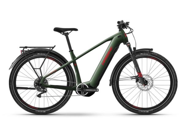 Haibike TREKKING 5 HIGH i720Wh 11-G Cues 24 HB YS2S GL_olive/red Rh S/40