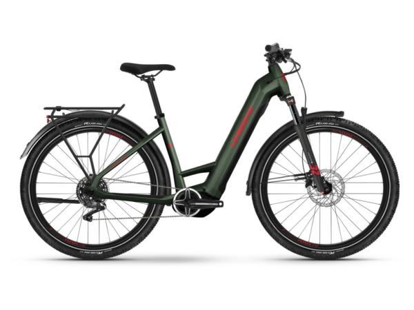 Haibike TREKKING 5 LOW i720Wh 11-G Cues 24 HB YS2S GL_olive/red Rh L/50