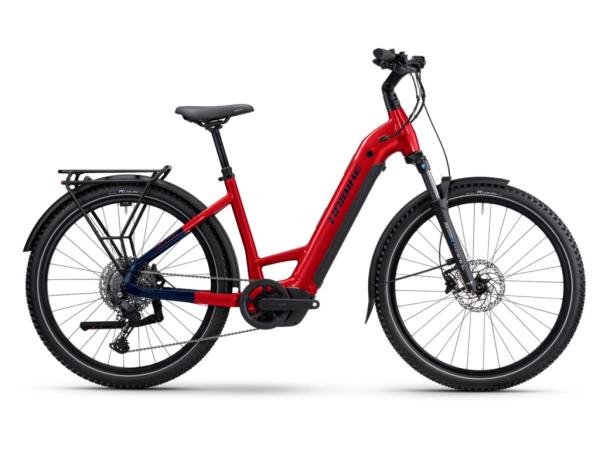 Haibike TREKKING 7 LOW i800Wh 11-G Cues 25-26 HB BCXK GL_dyn. red/blue Rh M/45