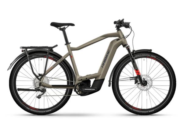 Haibike TREKKING 8 HIGH i750Wh 11-G Cues 24 HB BCXK GL_sand/red/blue Rh M/54