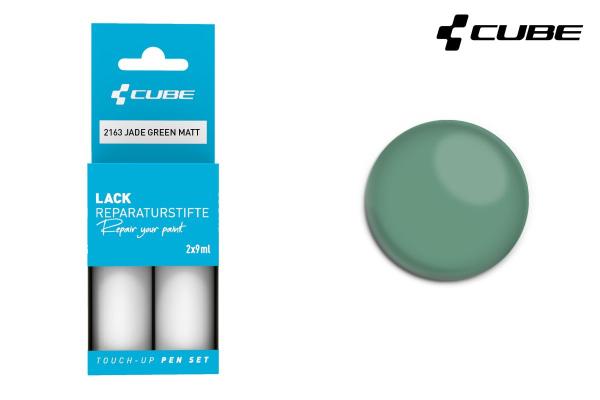 CUBE Lackstift Set JADE GREEN matt 2163