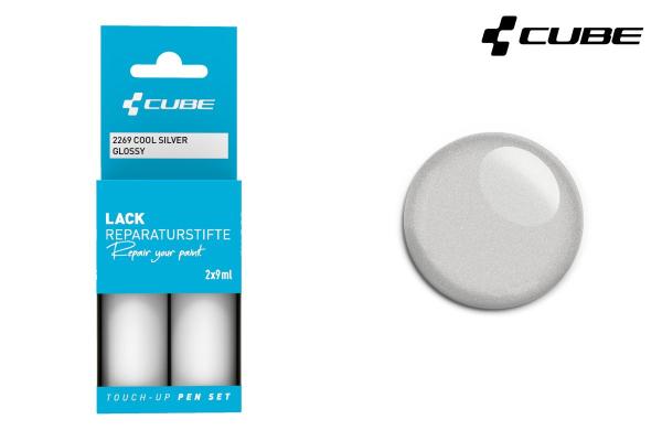 CUBE Lackstift Set COOL SILVER glossy 2269