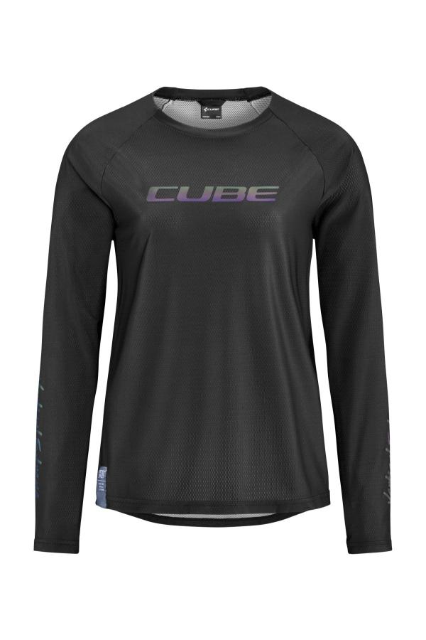 CUBE VERTEX WS Rundhalstrikot langarm Gr&ouml;&szlig;e: M (38)