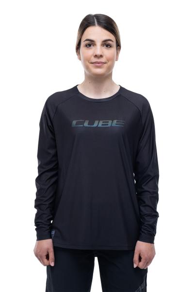 CUBE VERTEX WS Rundhalstrikot langarm Gr&ouml;&szlig;e: M (38) Produktbild 2