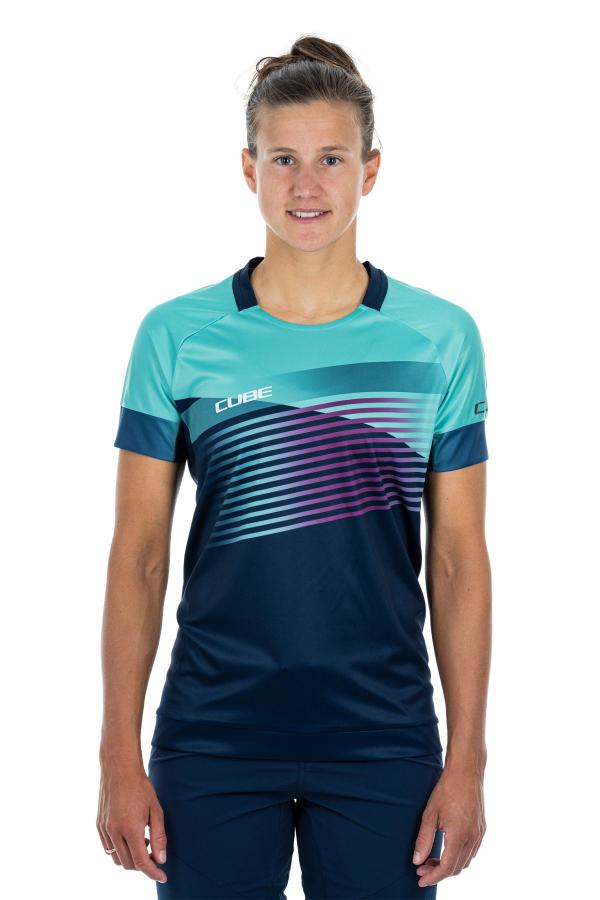 CUBE TEAMLINE WS Rundhalstrikot kurzarm Gr&ouml;&szlig;e: XXXL (46)