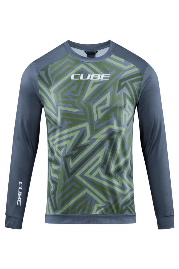 CUBE ATX Rundhalstrikot TM langarm Gr&ouml;&szlig;e: S