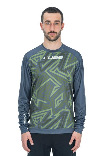 CUBE ATX Rundhalstrikot TM langarm Gr&ouml;&szlig;e: M Produktbild 1