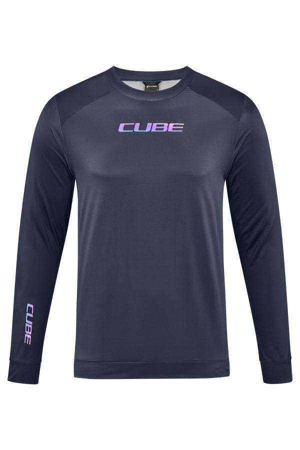 CUBE MTB Rundhalstrikot langarm Gr&ouml;&szlig;e: XS