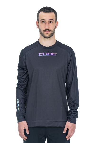 CUBE MTB Rundhalstrikot langarm Gr&ouml;&szlig;e: M Produktbild 1