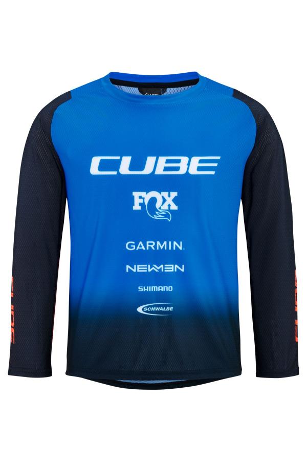 CUBE VERTEX Trikot ROOKIE X Actionteam langarm Gr&ouml;&szlig;e: L (134/140)