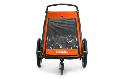 CUBE Kinder Fahrradanh&auml;nger Double CMPT X Actionteam Produktbild 2
