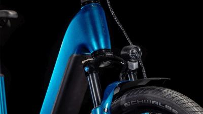 Cube Kathmandu Hybrid EX 800 electricblue'n'chrome Gr&ouml;&szlig;e: Easy Entry 58 cm Produktbild 5