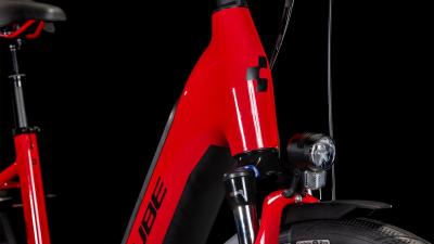 Cube Supreme Hybrid Comfort Pro 500 firered'n'black Gr&ouml;&szlig;e: Easy Entry 42 cm Produktbild 5