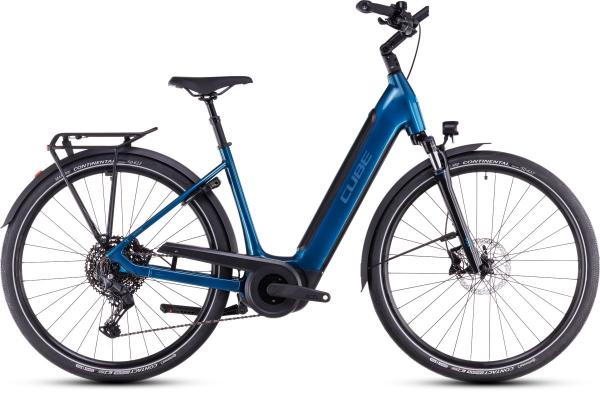 Cube Supreme Hybrid Pro 625 electricblue'n'blue Gr&ouml;&szlig;e: Easy Entry 54 cm