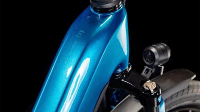 Cube Kathmandu Hybrid EX 800 electricblue'n'chrome Gr&ouml;&szlig;e: Easy Entry 62 cm Produktbild 1