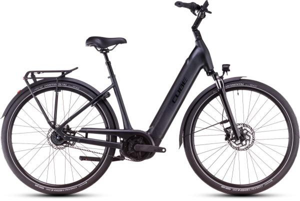 Cube Supreme RT Hybrid Deluxe EX 625 metalblack'n'glossy Gr&ouml;&szlig;e: Easy Entry 42 cm