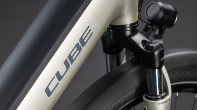 Cube Supreme RT Hybrid Comfort EXC 600 champagne'n'grey Gr&ouml;&szlig;e: Easy Entry 46 cm Produktbild 2