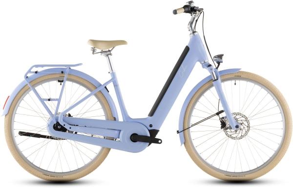 Cube Aruba Hybrid 600 blueblossom'n'creme Gr&ouml;&szlig;e: Easy Entry 42 cm