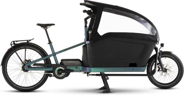 Cube Cargo Hybrid Comfort Pro Family 800 smaragdgrey'n'reflex Gr&ouml;&szlig;e: 26" / 20": ONE SIZE