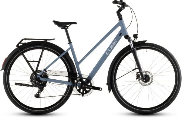 Cube Touring ONE bluebird'n'grey Gr&ouml;&szlig;e: Trapeze 54 cm
