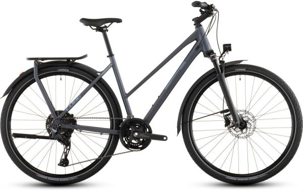 Cube Kathmandu EXC metallicgrey'n'chrome Gr&ouml;&szlig;e: Trapeze 46 cm