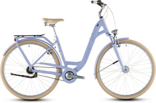 Cube Aruba blueblossom'n'creme Gr&ouml;&szlig;e: Easy Entry 53 cm