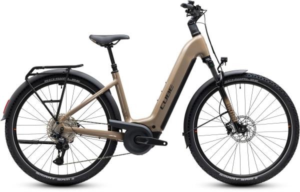 Cube Nuride Hybrid Pro 800 cappuccino'n'black Gr&ouml;&szlig;e: Easy Entry 54 cm