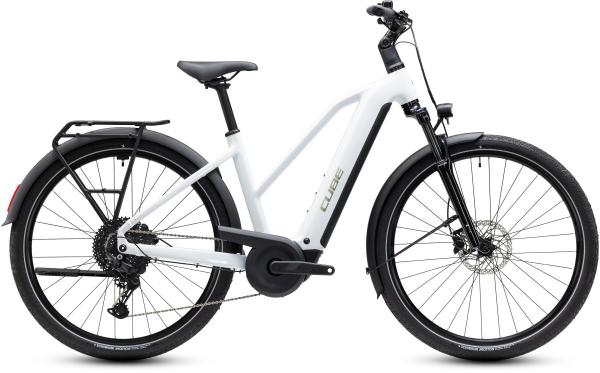 Cube Touring Hybrid ONE 600 metallicwhite'n'chrome Gr&ouml;&szlig;e: Trapeze 58 cm