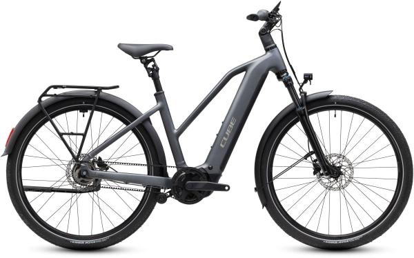 Cube Touring Hybrid Deluxe SLX 800 slabgrey'n'chrome Gr&ouml;&szlig;e: Trapeze 58 cm