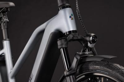 Cube Kathmandu Hybrid EXC 800 slategrey'n'chrome Gr&ouml;&szlig;e: Trapeze 50 cm Produktbild 5
