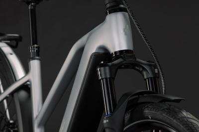 Cube Kathmandu Hybrid 45 800 slategrey'n'chrome Gr&ouml;&szlig;e: Trapeze 46 cm Produktbild 5