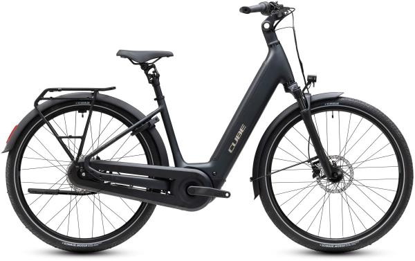 Cube Supreme Hybrid Comfort Pro 600 grey'n'chrome Gr&ouml;&szlig;e: Easy Entry 54 cm