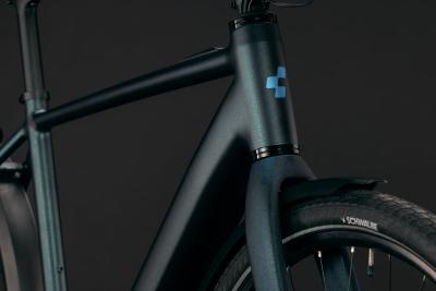 Cube Editor Hybrid SLX 400X FE glitterteal'n'black Gr&ouml;&szlig;e: 58 cm Produktbild 5