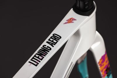 Cube Litening AERO C:68X Frameset graphic'n'white Gr&ouml;&szlig;e: 58 cm Produktbild 2