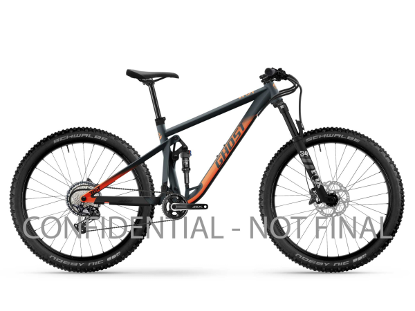 GHOST RIOT TRAIL AL/AL 140/140 Essential dark grey/rusty orange - matt L