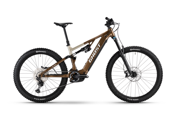 GHOST E-ASX ADVANCED brown bear/stone gl&auml;nzend S