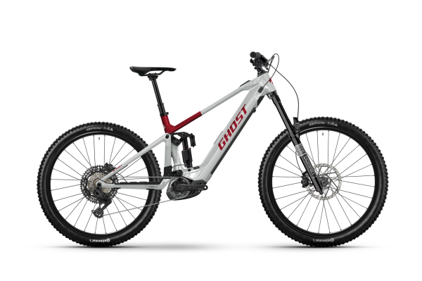 GHOST E-RIOT CF Advanced Kiox 300 rebel red/misty gray gl&auml;nzend L