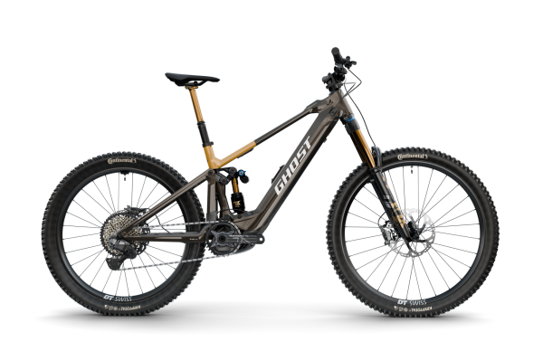 GHOST E-RIOT CF LTD ud carbon-dirt brown/dirt brown gl&auml;nzend S