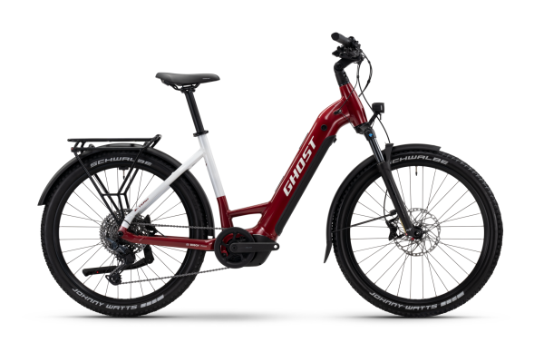 GHOST E-TERU Advanced EQ Low carbon red/chilly white - glossy M