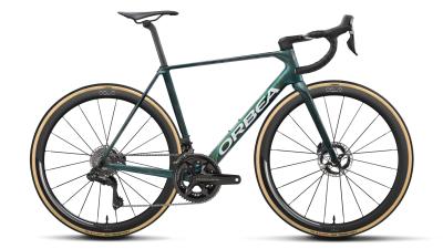 Orbea ORCA M10iLTD PWR 49 Escape Green - Carbon View Matt Produktbild 1