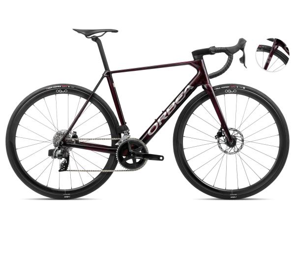 Orbea ORCA M31eTEAM 49 Wine Red-Titanium (Gloss)