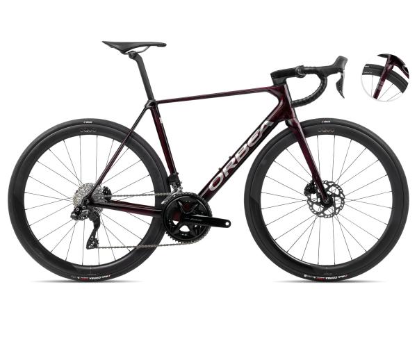Orbea ORCA M30iLTD PWR 53 Wine Red-Titanium (Gloss)