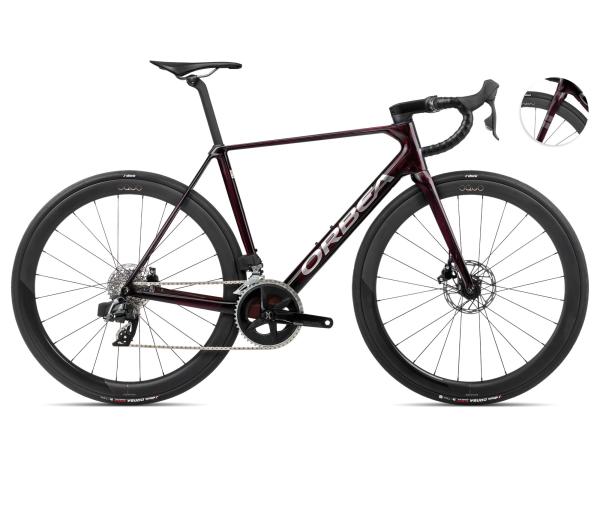 Orbea ORCA M31eLTD PWR 57 Wine Red-Titanium (Gloss)