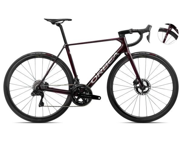 Orbea ORCA M10iLTD PWR 55 Wine Red-Titanium (Gloss)