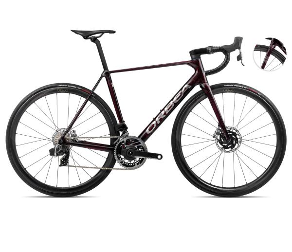 Orbea ORCA M11eLTD PWR 55 Wine Red-Titanium (Gloss)