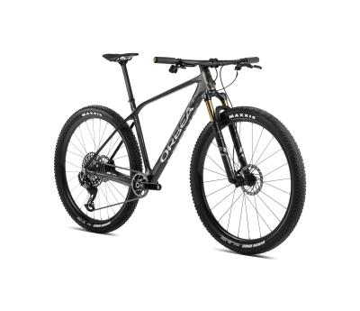 Orbea ALMA M-ELITE L Infinity Green Carbon View - Titanium (Matt) Produktbild 1