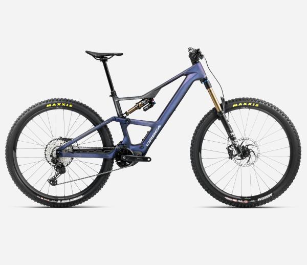 Orbea RISE LT M10 420W S Tanzanite Carbon View - Carbon Raw Matt