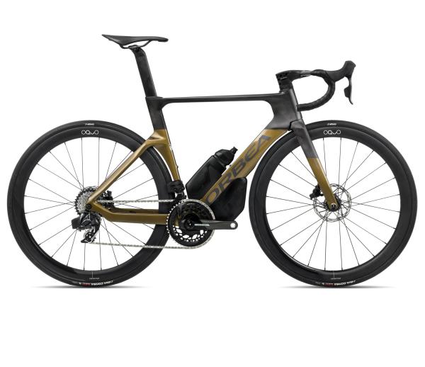 Orbea ORCA AERO M21eLTD 49 Olive Green (Gloss) - Carbon Raw (Matt)