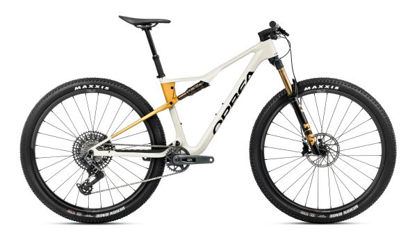 Orbea OIZ M10 AXS L Ivory White (Gloss) - Bumblebee Yellow (Matt)