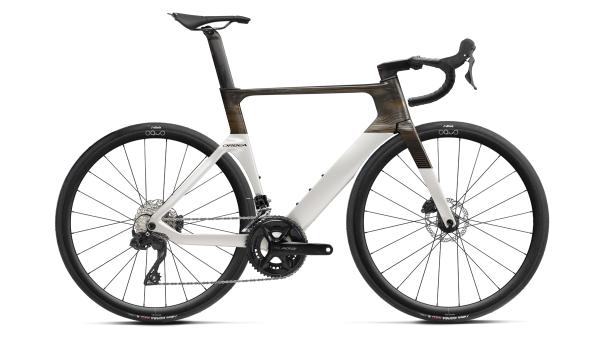 Orbea ORCA AERO M30LTD 53 Golden White (Gloss) - Carbon Raw (Matt)